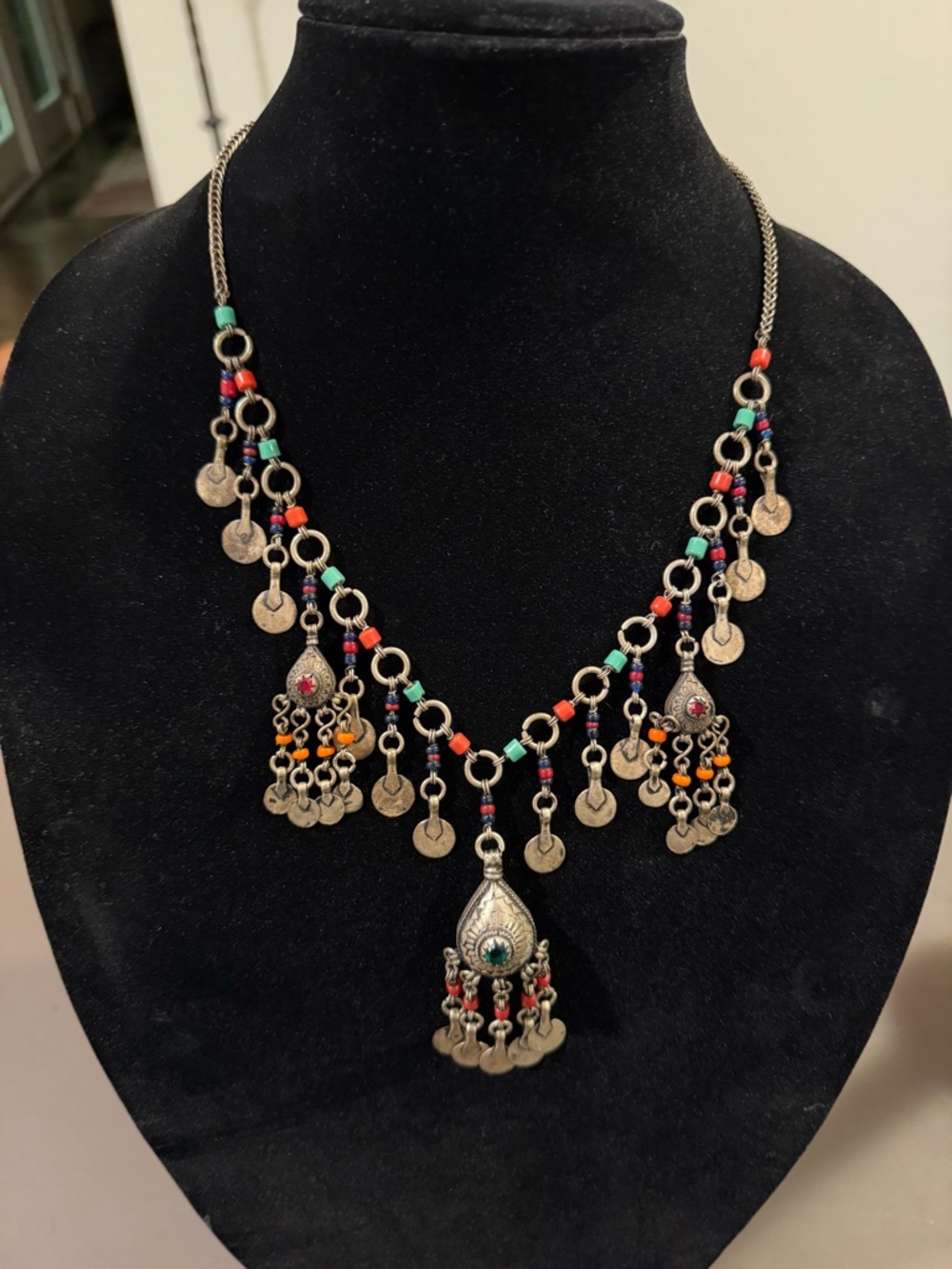 Kuchi Coin Necklace - Afghan Tribe
